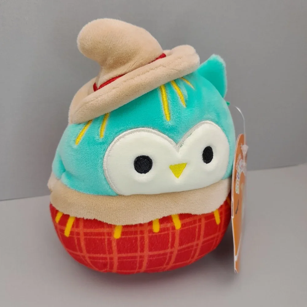 Squishmallows Winston Halloween Owl Scarecrow 4.5